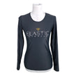 Unisex Elastic Gymwear - Sports shirt, long sleeve, size 34 - Gray ()