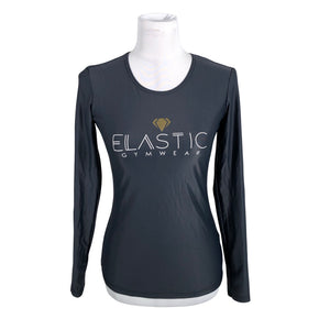 Unisex Elastic Gymwear - Sports shirt, long sleeve, size 34 - Gray (1)