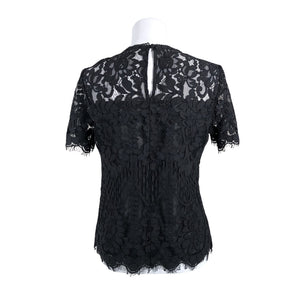 Unisex Lipsy London - Short-sleeved blouse, size 40 - Black (2)
