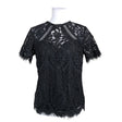 Unisex Lipsy London - Short-sleeved blouse, size 40 - Black ()