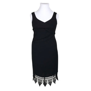 Unisex Armani Jeans - Schiffon dress, size 42 - Black (2)