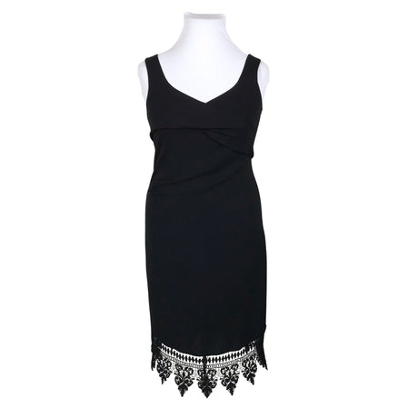 Unisex Armani Jeans - Schiffon dress, size 42 - Black (2)