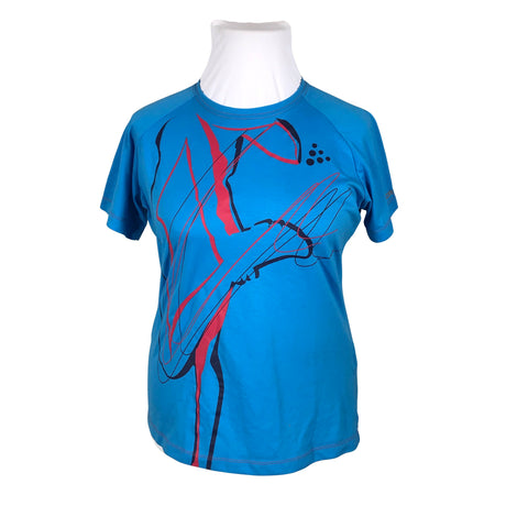Unisex Craft - Sports shirt, short sleeve, size XL - Blue ()