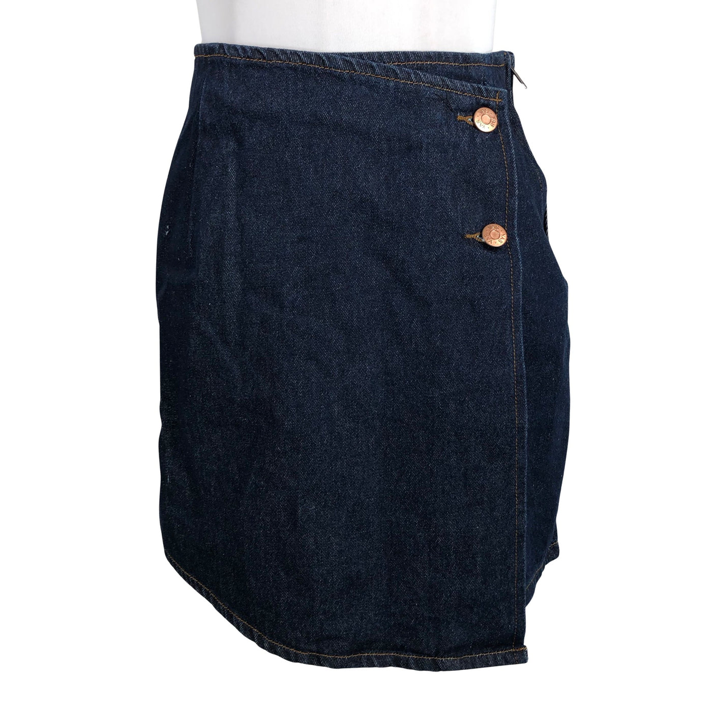 Unisex Y.A.S - Denim skirt, size 34 - Blue (1)
