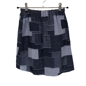 Unisex Handmade - Fabric skirt, size 134 - 140 - Blue (1)