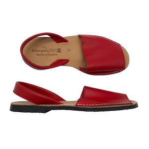 Unisex Menorquina - Sandals, size 39 - Red (1)