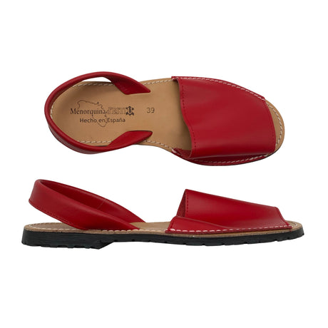 Unisex Menorquina - Sandals, size 39 - Red ()