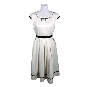 Unisex Lindy Bop - Dress, size 40 - Natural white (1)