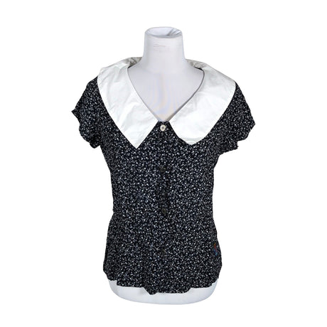 Unisex Rabalder - Short-sleeved blouse, size 40 - Black ()