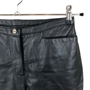 Unisex Claire - Leather pants, size W25 - Black (3)