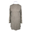 Unisex White - Knit dress, size 42 - Brown ()
