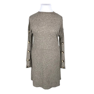 Unisex White - Knit dress, size 42 - Brown (1)