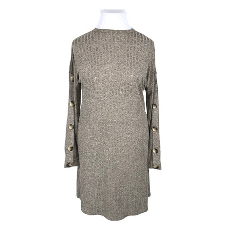 Unisex White - Knit dress, size 42 - Brown ()
