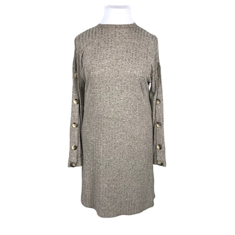 Unisex White - Knit dress, size 42 - Brown (2)