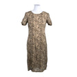 Unisex Choise - Schiffon dress, size 38 - Beige ()