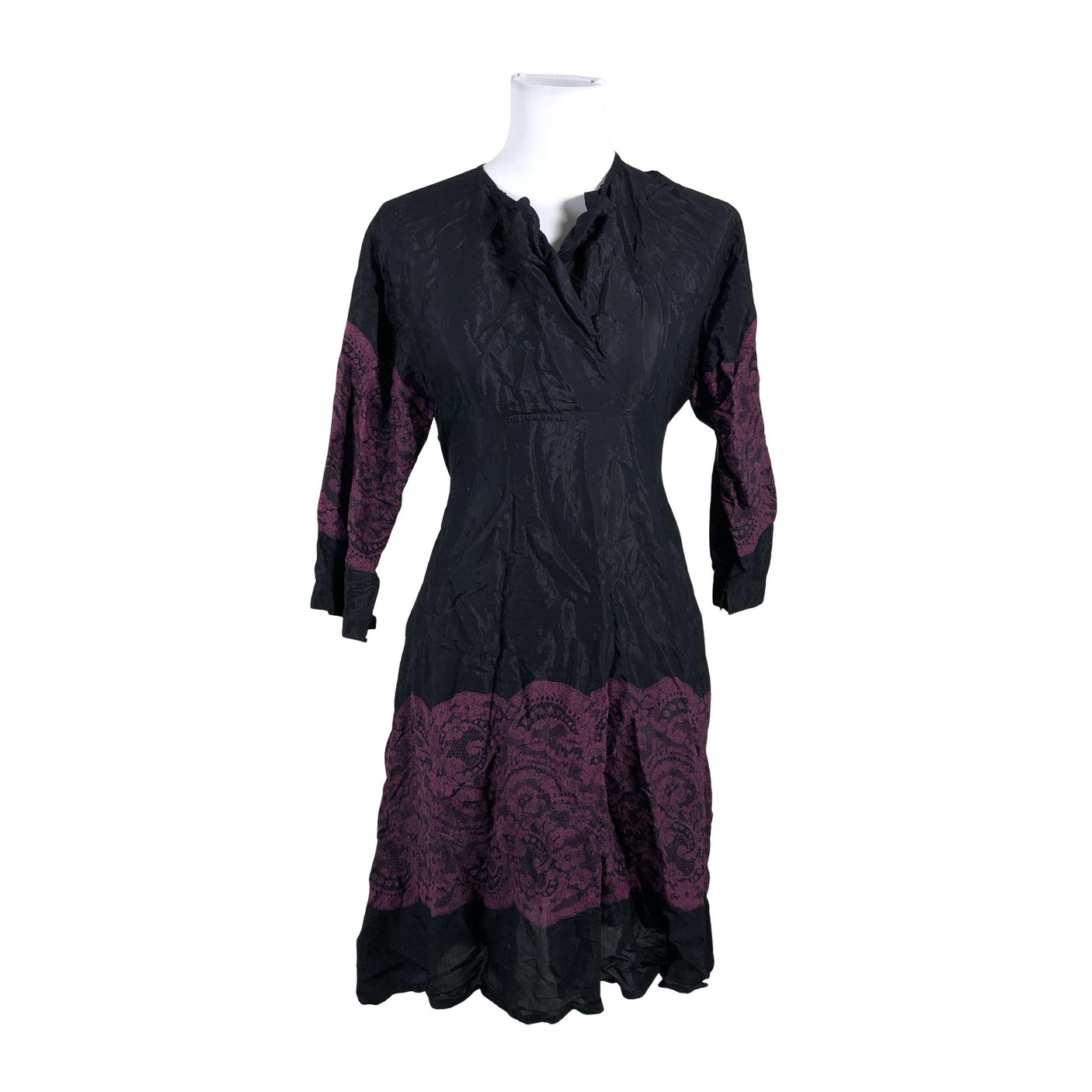 Unisex The Masai - Schiffon dress, size 38 - Black (1)