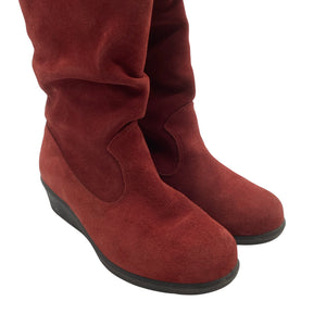 Unisex Sievi - Boots, size 35 - Red (2)