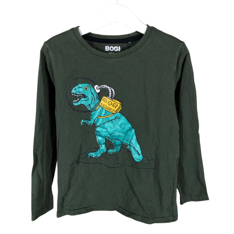 Unisex Bogi - Trikotaažist pluus, suurus 128 - 134 - Roheline