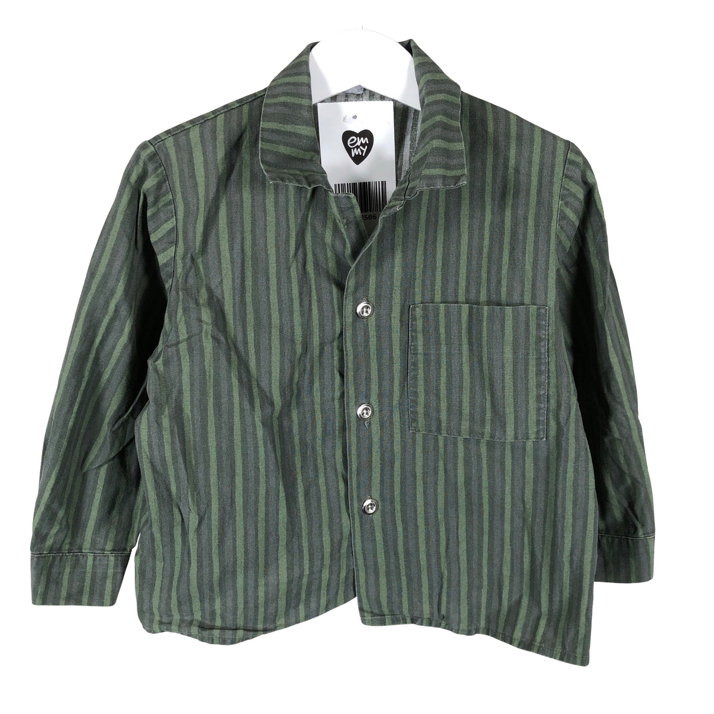Unisex Marimekko - Collared shirt, size 98 - 104 - Green (1)
