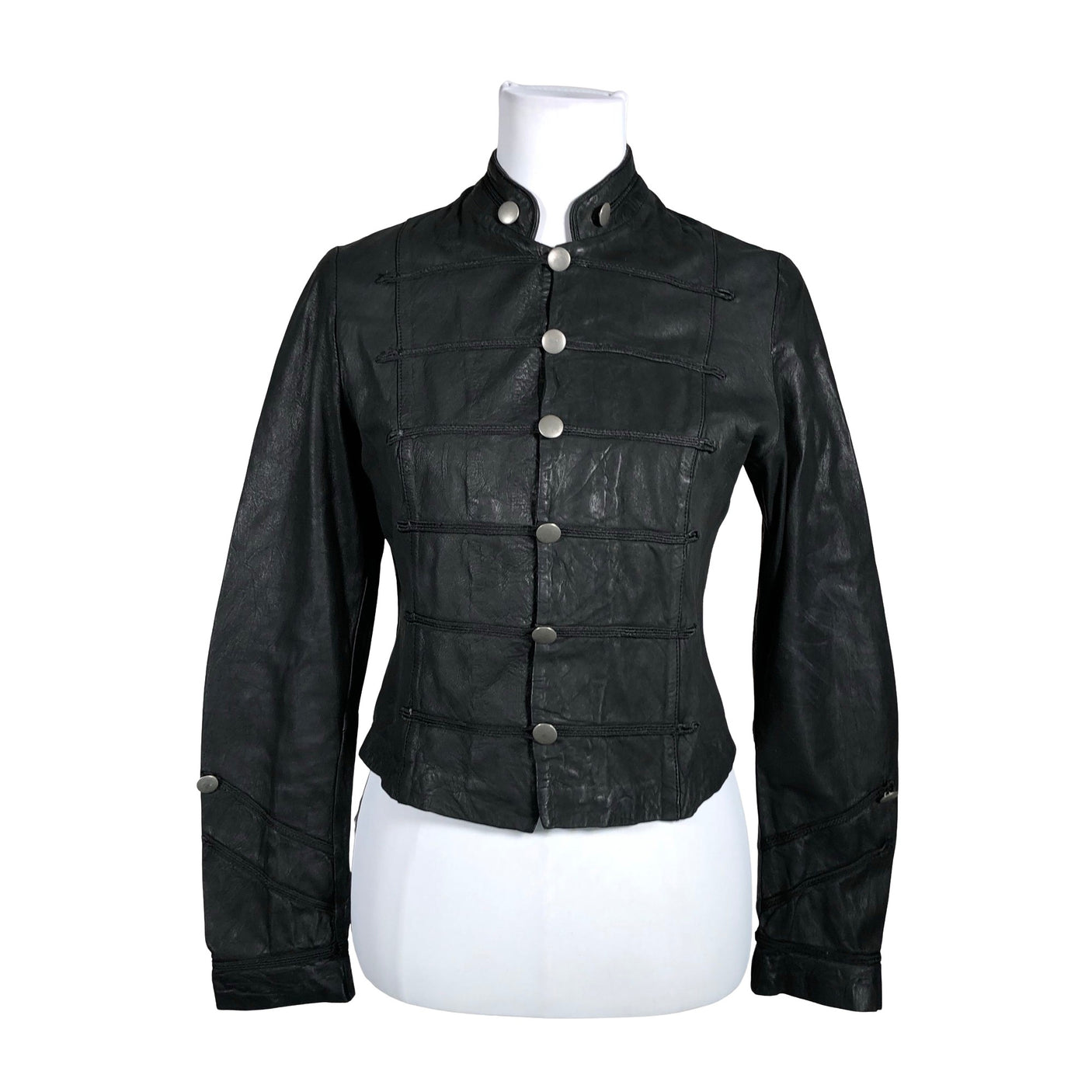 Unisex DAY Birger et Mikkelsen - Leather jacket, size 38 - Black (1)