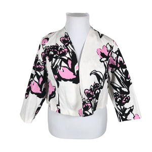 Unisex Voglia - Evening bolero jacket, size 48 - White