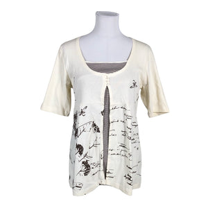 Unisex Signature - Tricot tunic, size 40 - White (1)