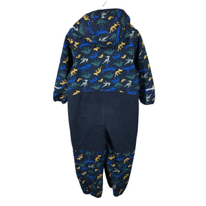 Unisex Mini Mize - Soft shell jumpsuit, size 98 - 104 - Blue (2)