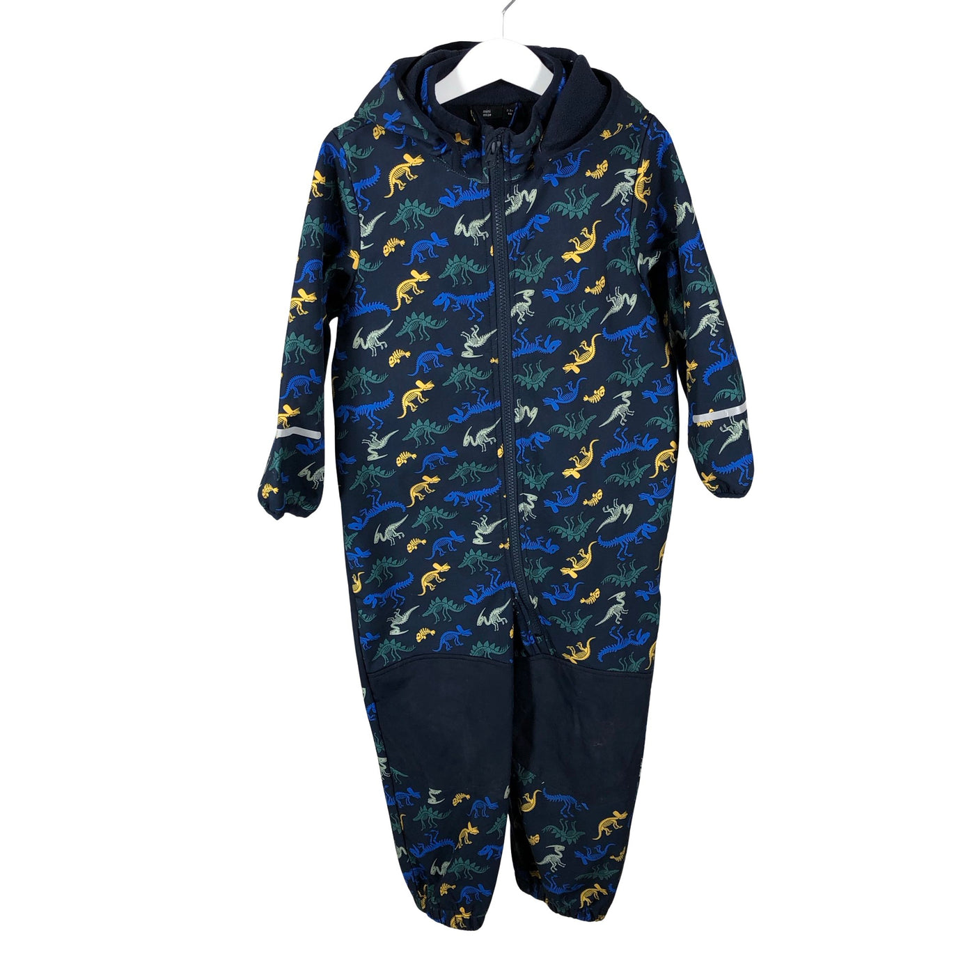 Unisex Mini Mize - Soft shell jumpsuit, size 98 - 104 - Blue (1)