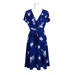 Unisex Smashed Lemon - Schiffon dress, size 38 - Blue (1)