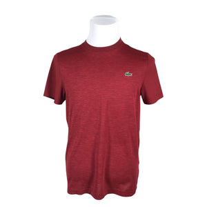 Unisex Lacoste - Sports shirt, short sleeve, size M - Red (1)