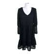 Unisex Cream - Tricot dress, size 38 - Black ()