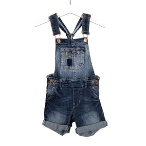 Unisex Lindex - Short overalls, size 92 - 98 - Blue (1)