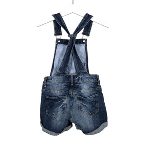 Unisex Lindex - Short overalls, size 92 - 98 - Blue (2)