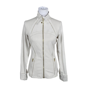 Unisex Lululemon - Sports shirt, long sleeve, size L - Natural white (1)