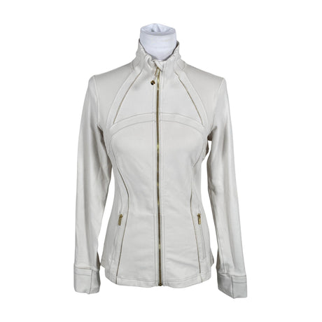 Unisex Lululemon - Sports shirt, long sleeve, size L - Natural white ()