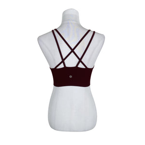 Unisex Lululemon - Sports top, size 40 - Wine red (2)