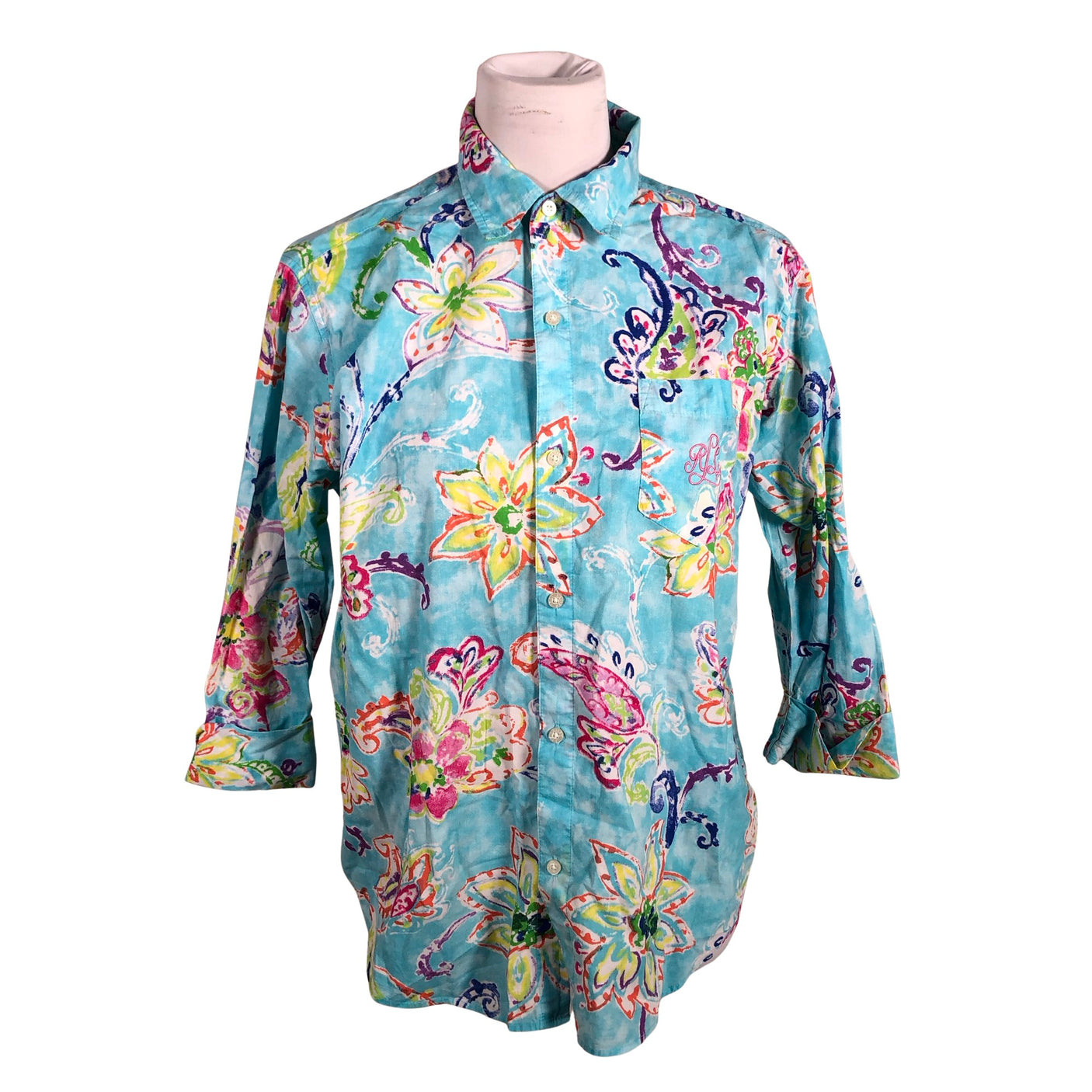 Unisex Lauren Ralph Lauren - Blouse, size 38 - Light blue (1)