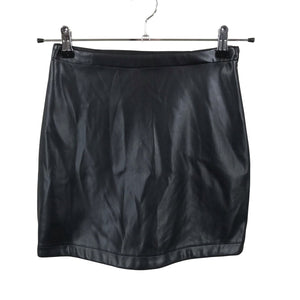 Unisex Gap - Leather skirt, size 34 - Black (1)