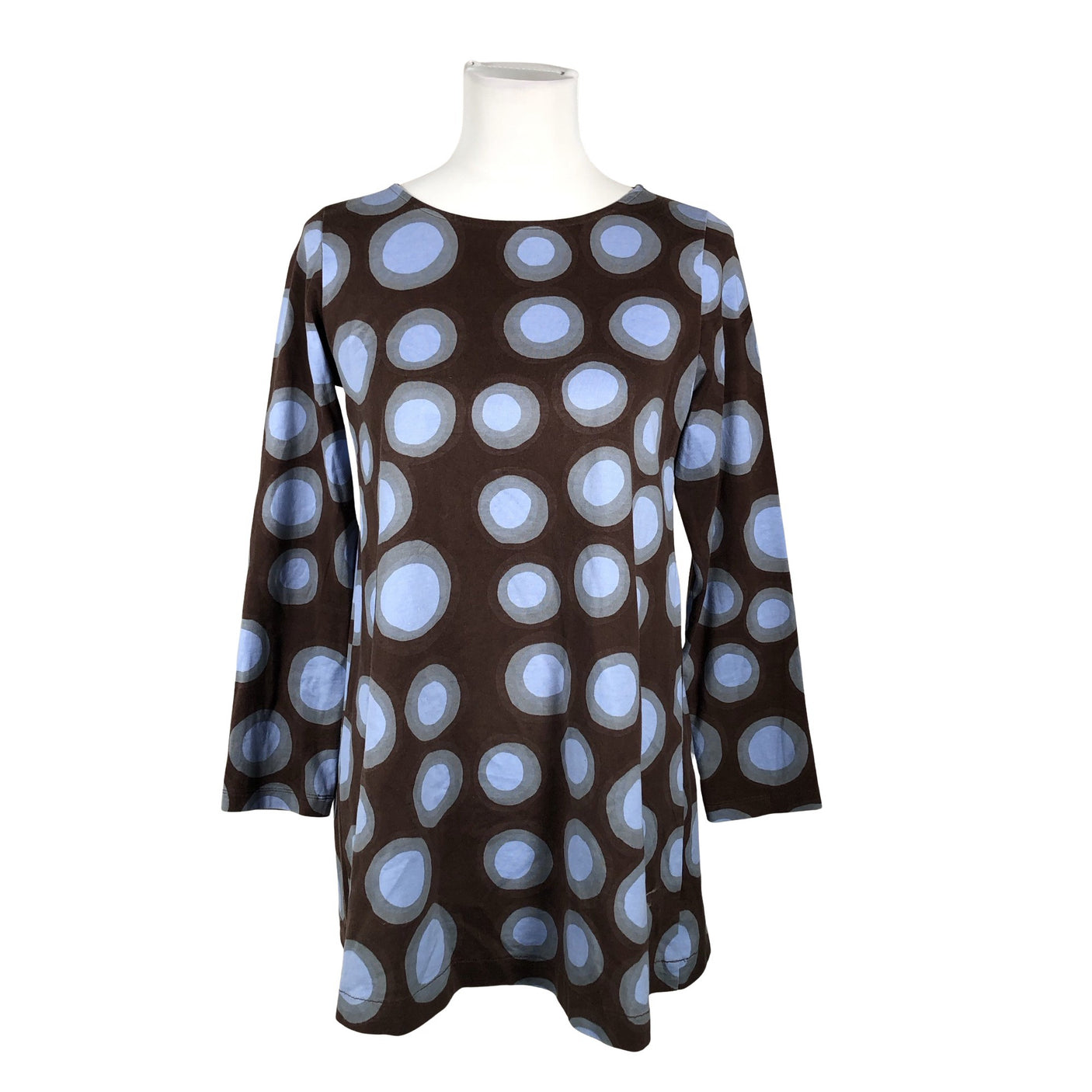 Unisex Marimekko - Tricot tunic, size 34 - Brown (1)