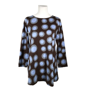 Unisex Marimekko - Tricot tunic, size 34 - Brown (1)