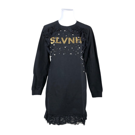 Unisex Silvian Heach - Sweatshirt tunic, size XS - Black ()