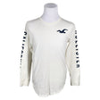 Unisex Hollister - Tricot shirt, size M - Natural white ()