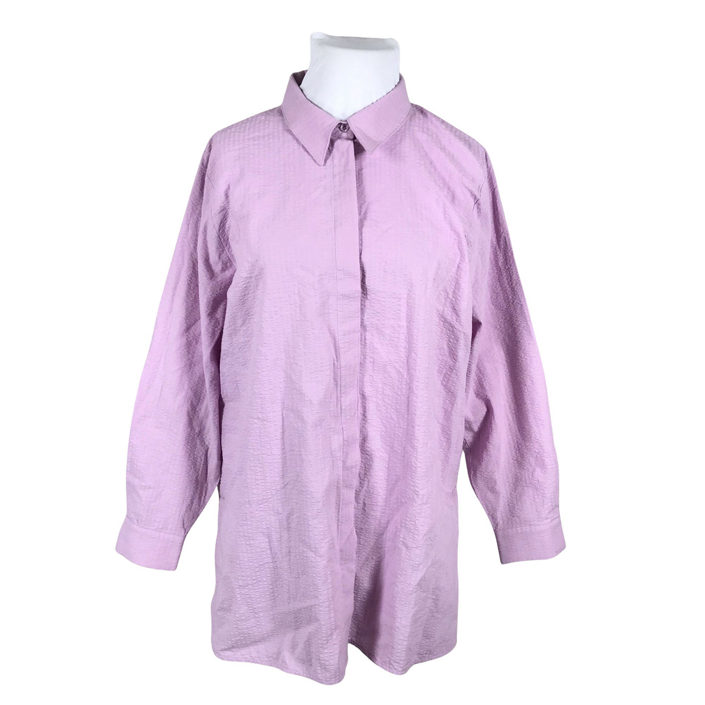 Unisex Nanso - Collared shirt, size 48 - Light pink (1)