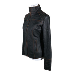 Unisex Karrax - Leather jacket, size 38 - Black (3)