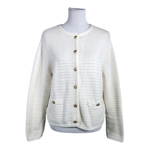 Unisex Holly & Whyte by Lindex - Cardigan, size 40 - Natural white (1)