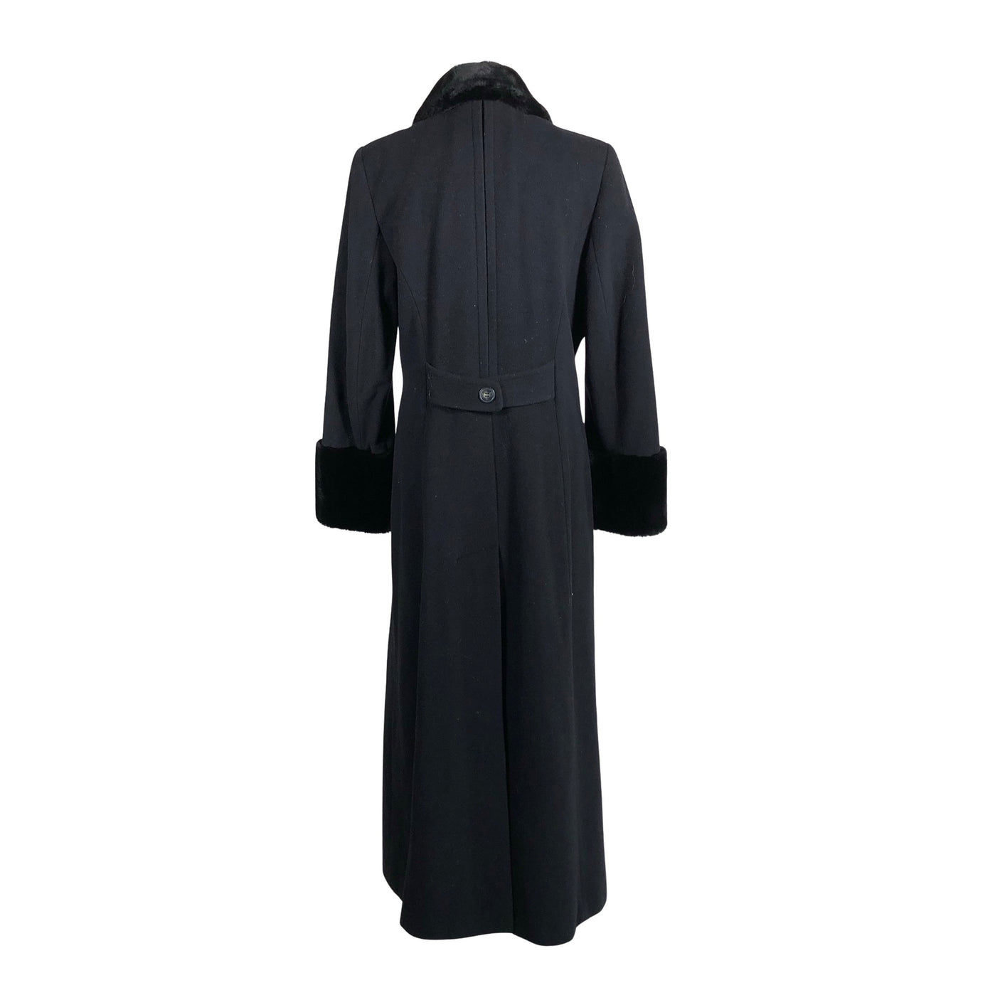 Unisex Menuetto - Wool coat, size 38 - Black (2)
