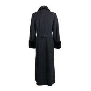 Unisex Menuetto - Wool coat, size 38 - Black (2)