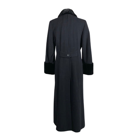 Unisex Menuetto - Wool coat, size 38 - Black (2)