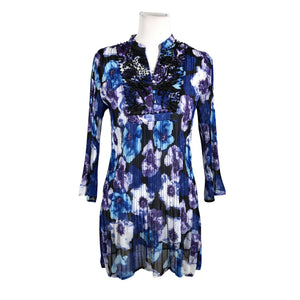 Unisex S.T.I - Schiffon tunic, size 40 - Blue (1)