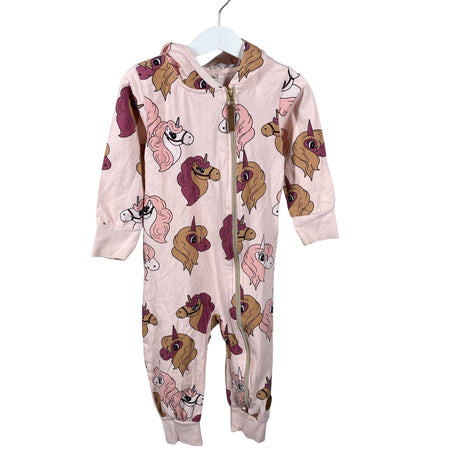 Unisex Blaa - Overalls, size 86 - 92 - Light pink ()